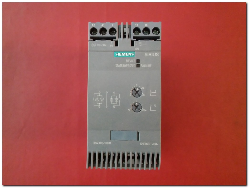 SIEMENS 3RW3036-1BB14 22KW SOFT STARTER 22 KW YUMUŞAK YOL VERME