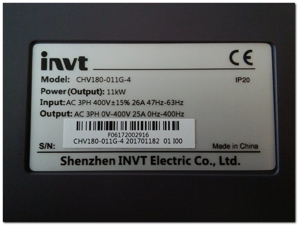 INVT CHV180-011G-4 11KW SÜRÜCÜ 11 KW INVERTER DRIVER