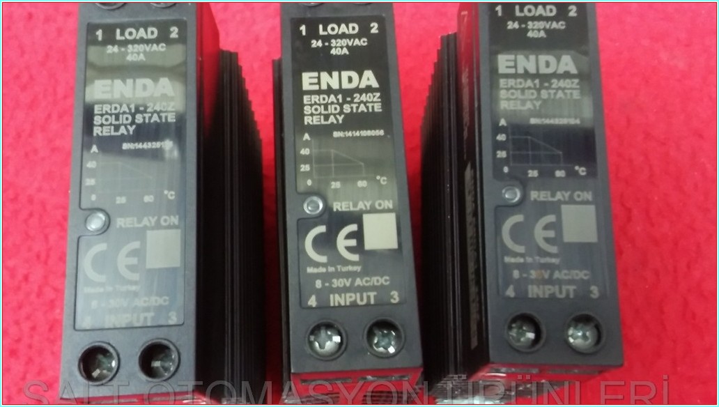 ENDA ERDA1-240Z SOLID STATE RELAY KATI HAL RÖLESİ