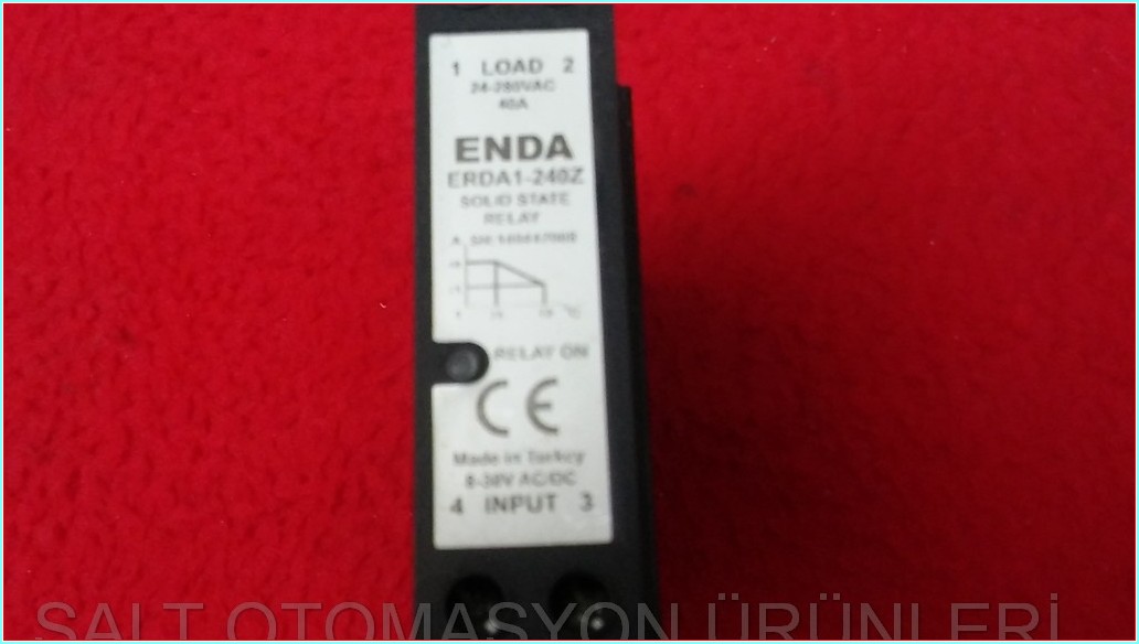ENDA ERDA1-240Z SOLID STATE RELAY KATI HAL RÖLESİ
