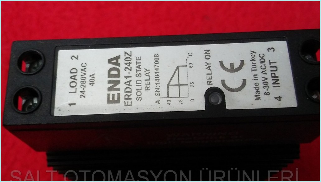 ENDA ERDA1-240Z SOLID STATE RELAY KATI HAL RÖLESİ