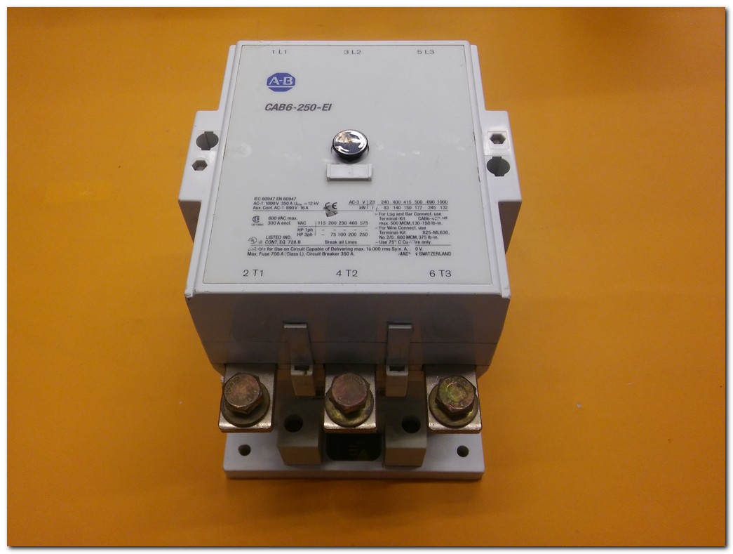 ALLEN BRADLEY CAB6-250-EI 140 KW 350A KONTAKTÖR