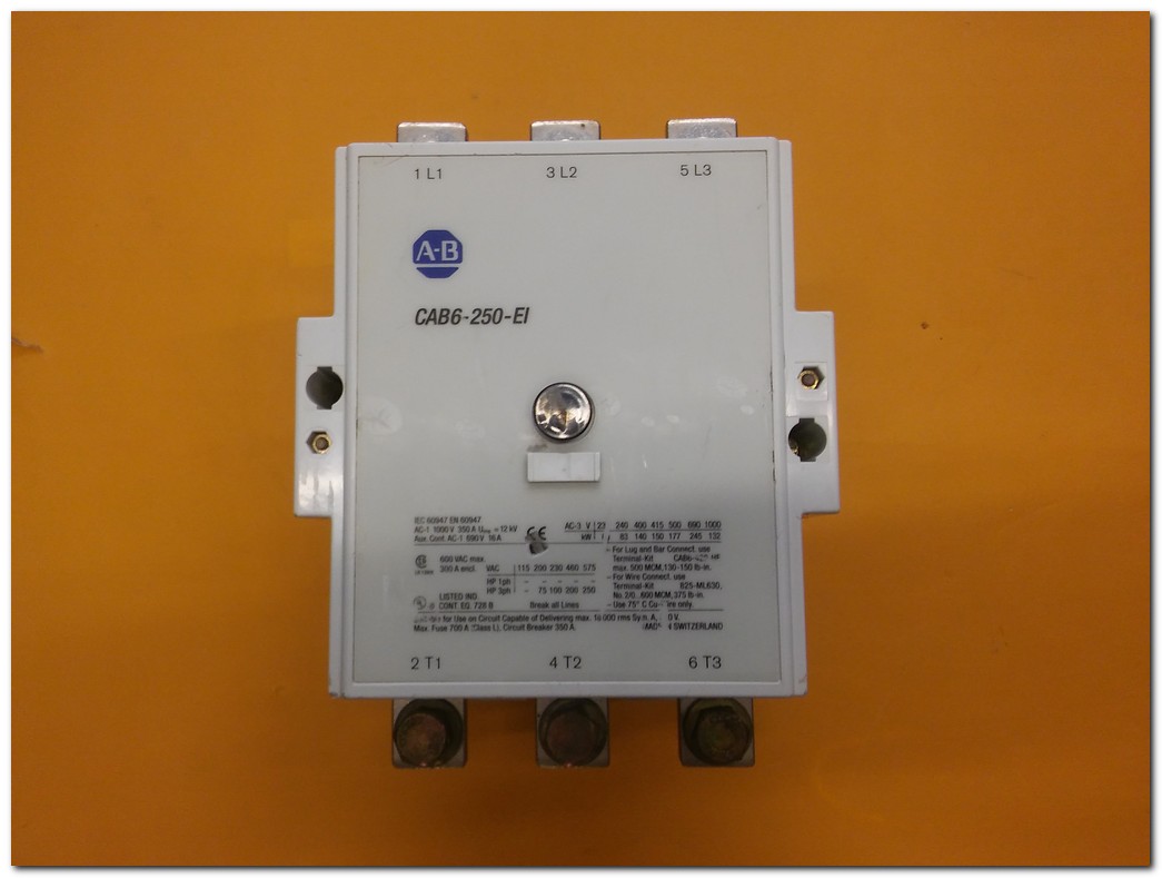 ALLEN BRADLEY CAB6-250-EI 140 KW 350A KONTAKTÖR