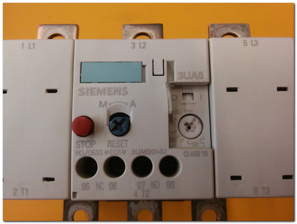 SIEMENS 3UA6201-3J 110-135A TERMİK MOTOR KORUMA