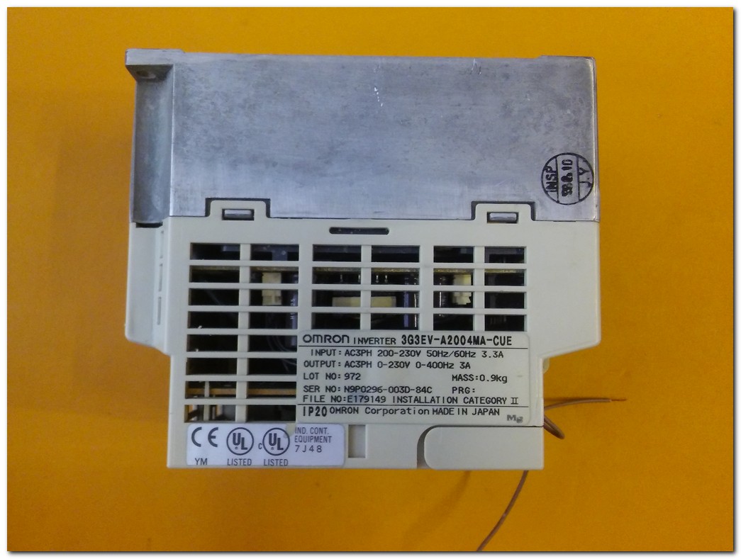 OMRON 3G3EV-A2004MA-CUE 0,4KW SÜRÜCÜ SYSDRIVE 3G3EV-INVERTER 0,40 KW DRIVER