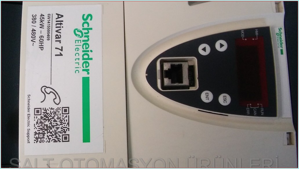 SCHNEİDER  ALTİVAR 71 ATV71HD45N4Z 45 KW SÜRÜCÜ HIZ KONTROL CİHAZI