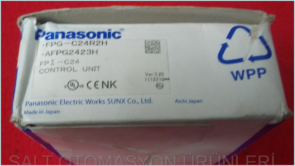 PANASONİC FPG-C24R2H AFPG2423H CONTROL UNIT KONTROL ÜNİTESİ PLC