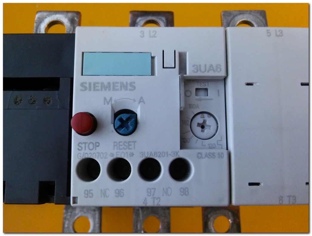 SIEMENS 3UA6201-3K 120-150A TERMİK MOTOR KORUMA