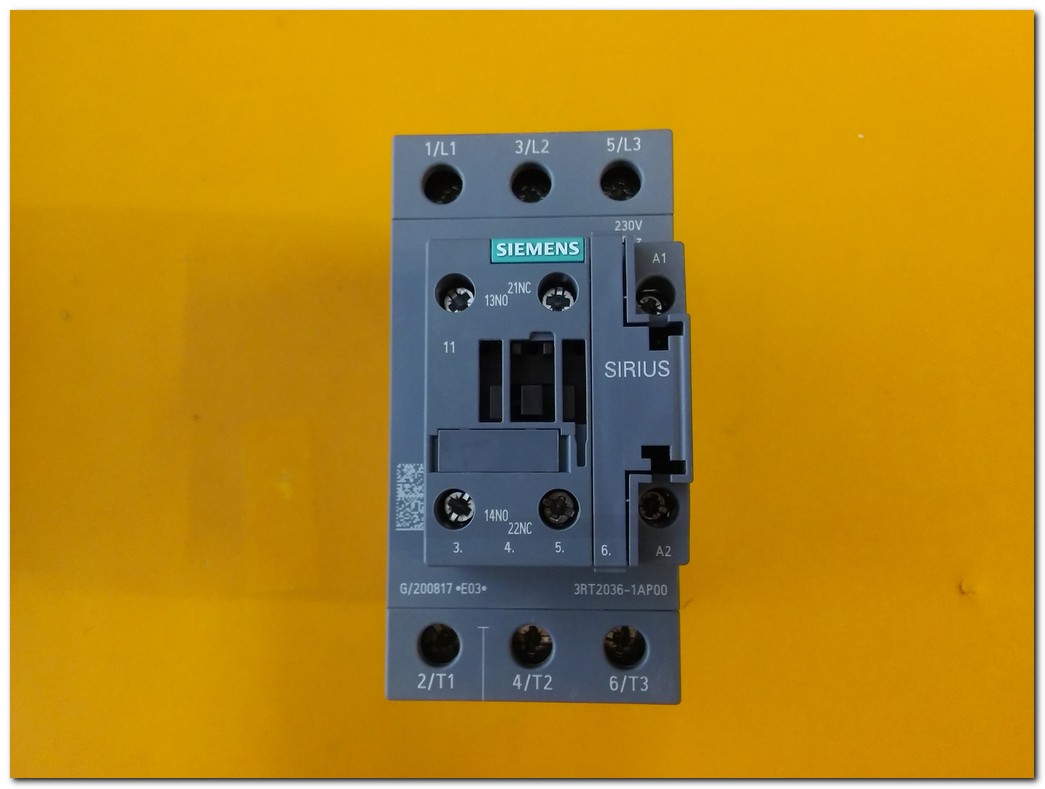 SIEMENS 3RT2036-1AP00 SIFIR KUTULU SIRIUS 22KW KONTAKTÖR