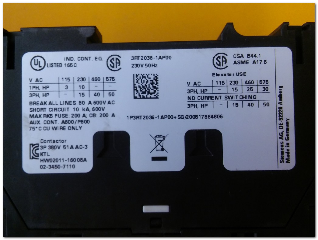SIEMENS 3RT2036-1AP00 SIFIR KUTULU SIRIUS 22KW KONTAKTÖR