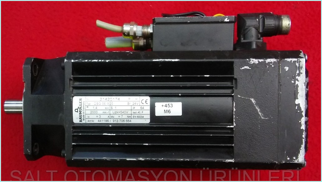 BAUMULLER DSG 56 M25 1,4 KW SERVO MOTOR