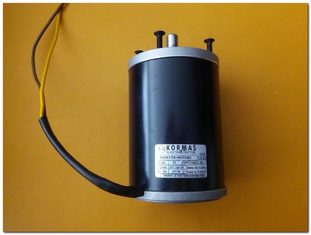 KORMAS 671 140 49 67114049 24 VDC 1400 RPM REDÜKTÖR MOTORU DC MOTOR