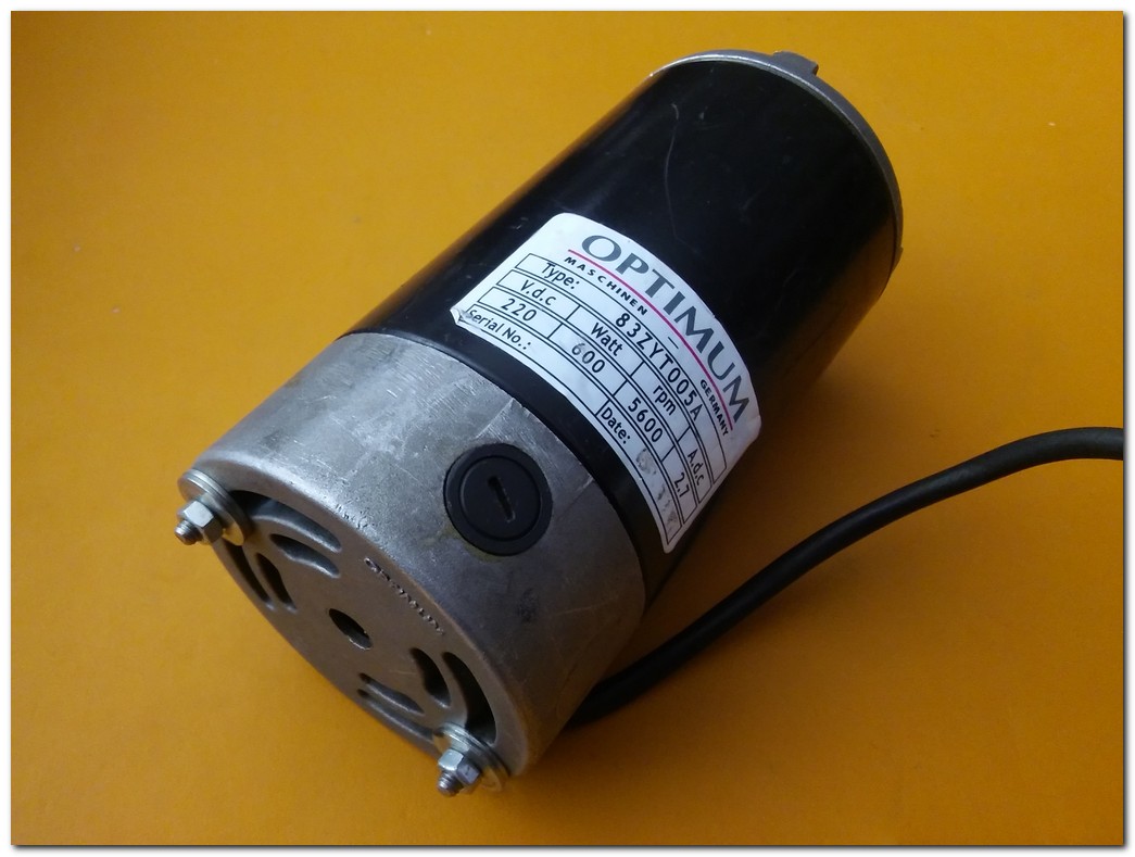 OPTIMUM 83ZYT005A 220 VDC 600W 5600 RPM DC MOTOR