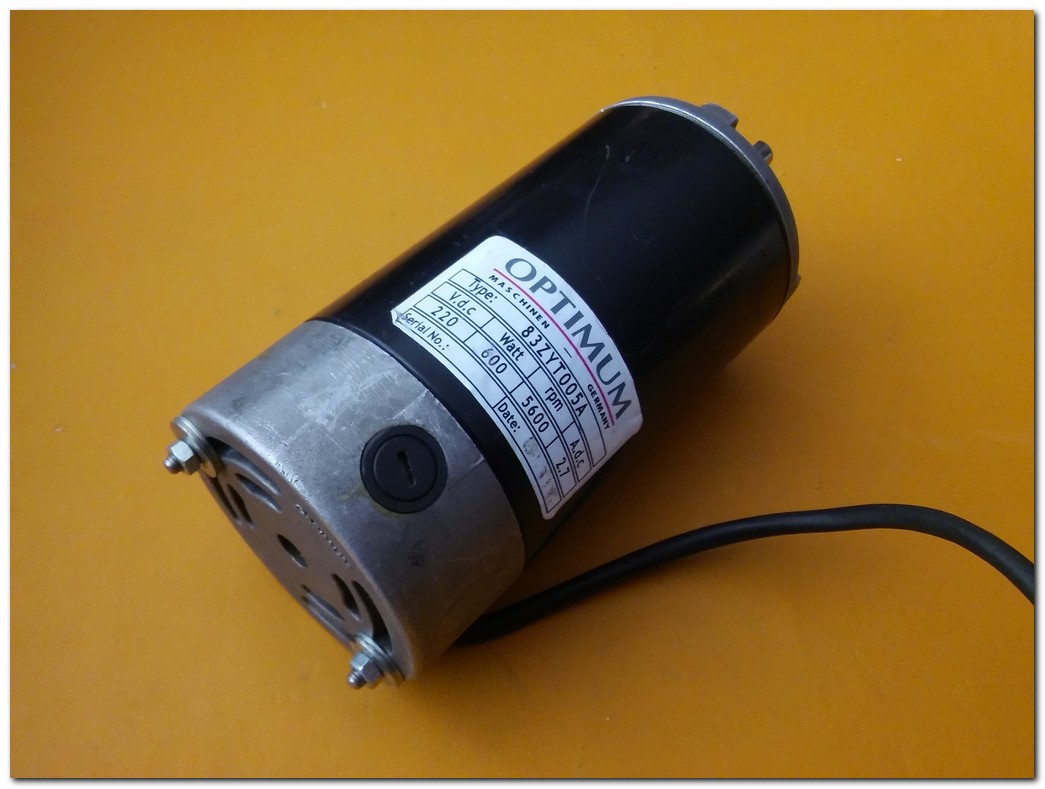 OPTIMUM 83ZYT005A 220 VDC 600W 5600 RPM DC MOTOR
