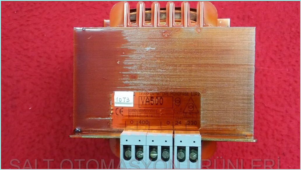 TRASFORMATORE MONOFASE EUR2 VA500 AB500001 TRASFORMATÖR TRAFO