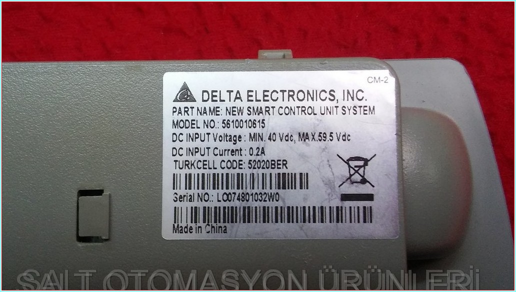 DELTA 5610010615 52020BER LO074801032W0 NEW SMART CONTROL UNIT SYSTEM AKILLI KONTROL ÜNİTESİ SİSTEMİ KONTROL PANELİ