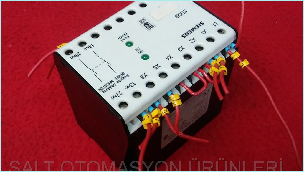 SIEMENS 3TK28 3TK2801-0AL2 KONTAKTÖR GÜVENLİK KOMBİNASYONU