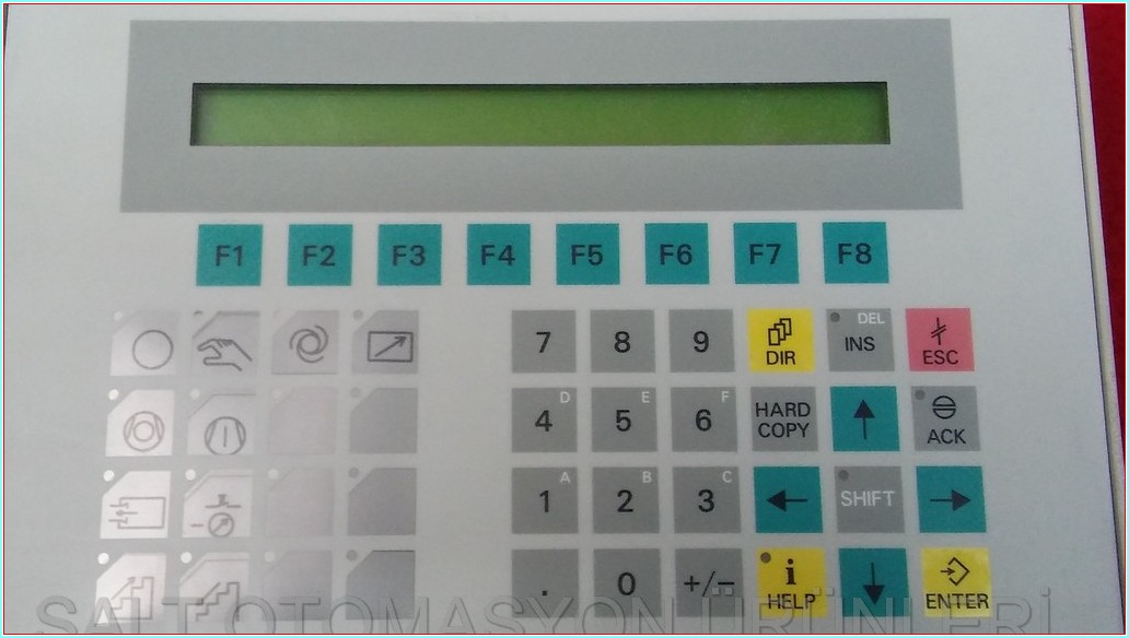 SIEMENS 6AV3515-1EB30-1AA0 COROS OP15 OP 15-A1 OPERATÖR PANEL
