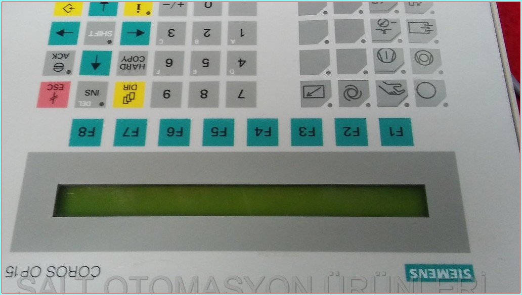 SIEMENS 6AV3515-1EB30-1AA0 COROS OP15 OP 15-A1 OPERATÖR PANEL