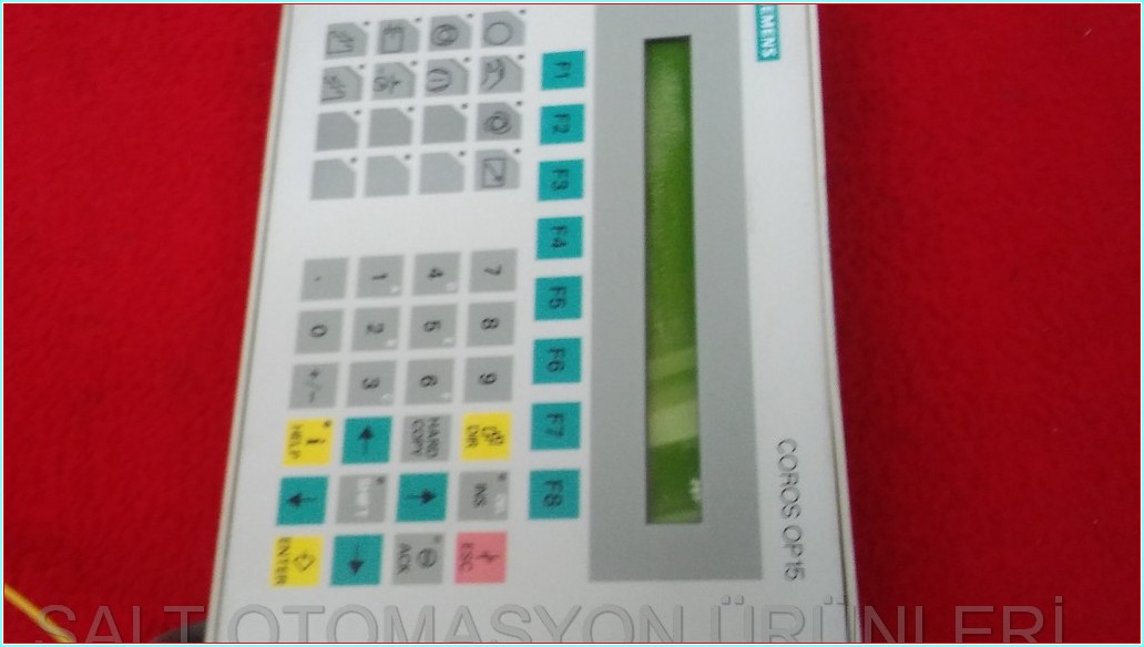 SIEMENS 6AV3515-1EB30-1AA0 COROS OP15 OP 15-A1 OPERATÖR PANEL