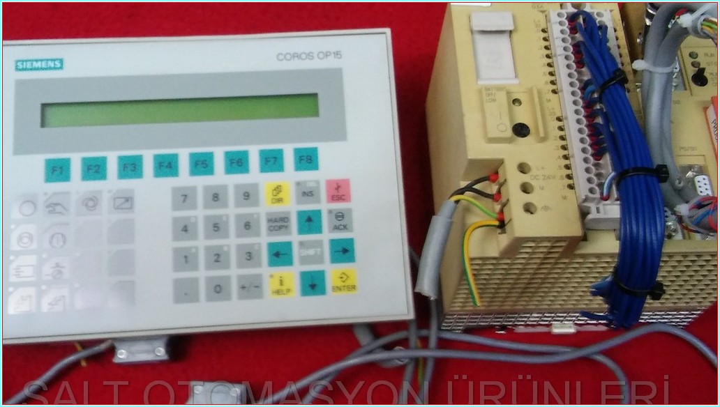 SIEMENS 6AV3515-1EB30-1AA0 COROS OP15 OP 15-A1 OPERATÖR PANEL