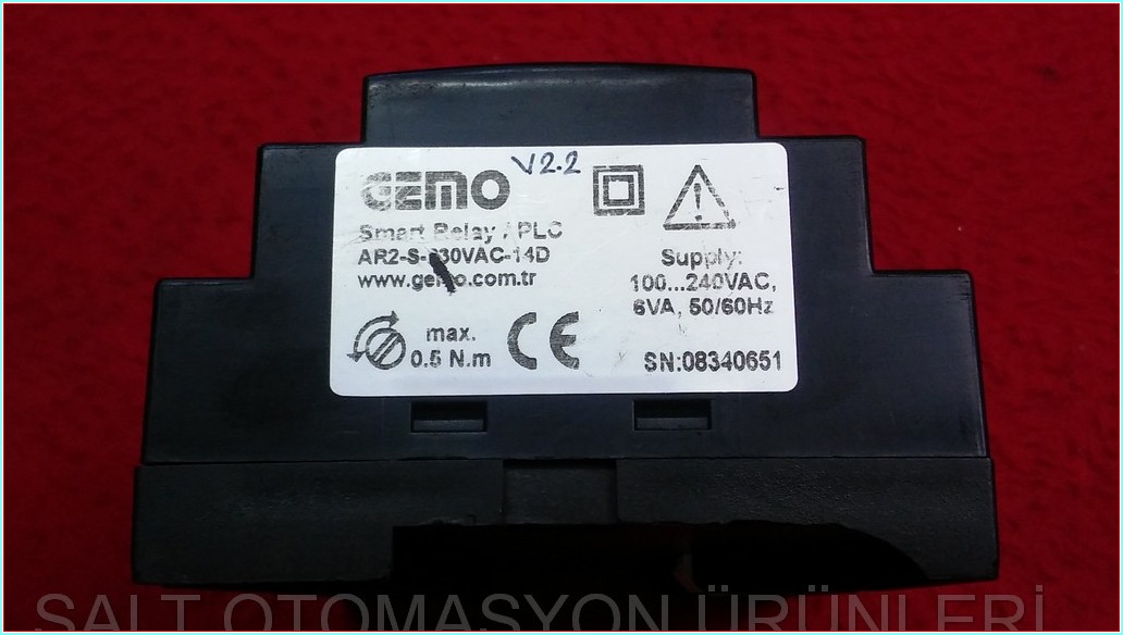 GEMO AR2-S-230VAC-14D AR2-S SMART RELAY/PLC