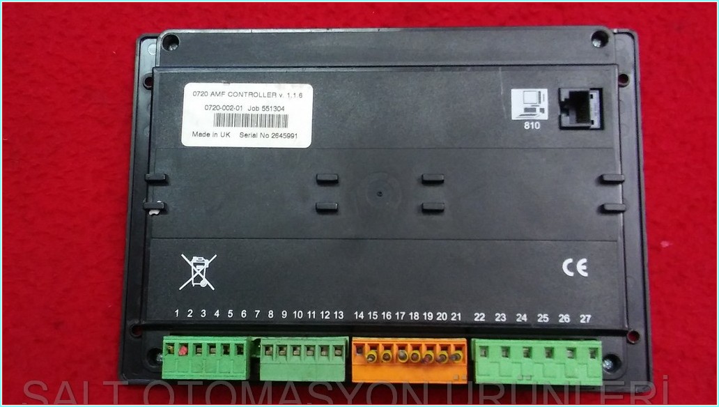 DEEP SEA ELECTRONİCS MODEL 720 MODEL720 OTOMATİK ŞEBEKE ARIZA JENERATÖR KONTROL PANELİ
