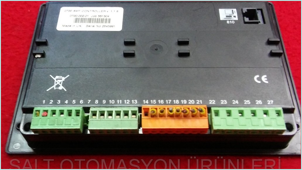DEEP SEA ELECTRONİCS MODEL 720 MODEL720 OTOMATİK ŞEBEKE ARIZA JENERATÖR KONTROL PANELİ