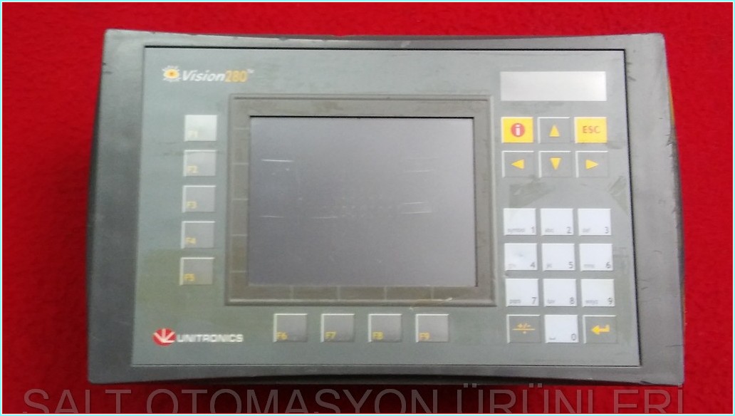 UNITRONICS VİSİON 280 V280-18-B20B V200-18-E1B DOKUNMATİK GRAFİK HMI OPERATÖR PANEL