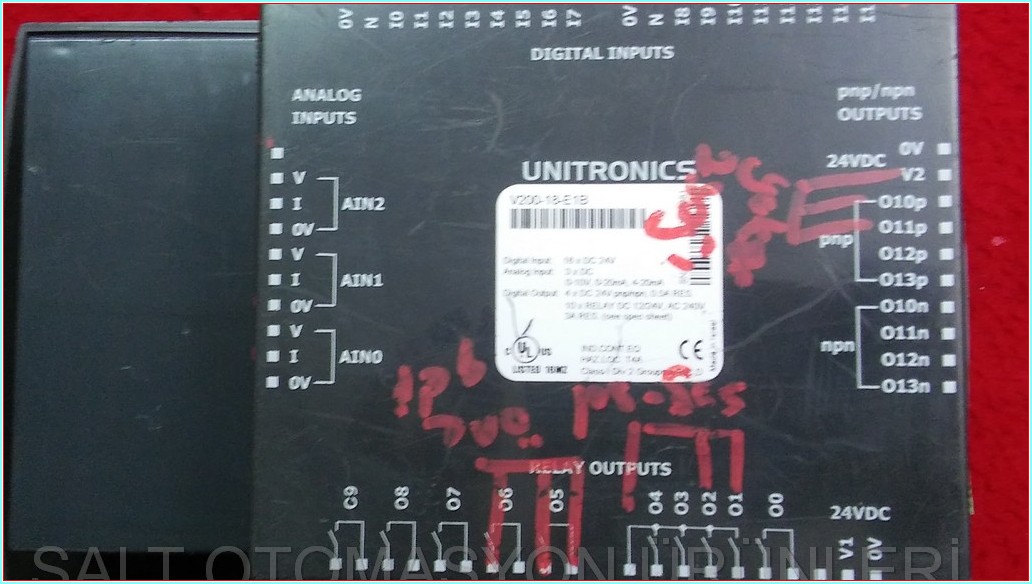 UNITRONICS VİSİON 280 V280-18-B20B V200-18-E1B DOKUNMATİK GRAFİK HMI OPERATÖR PANEL