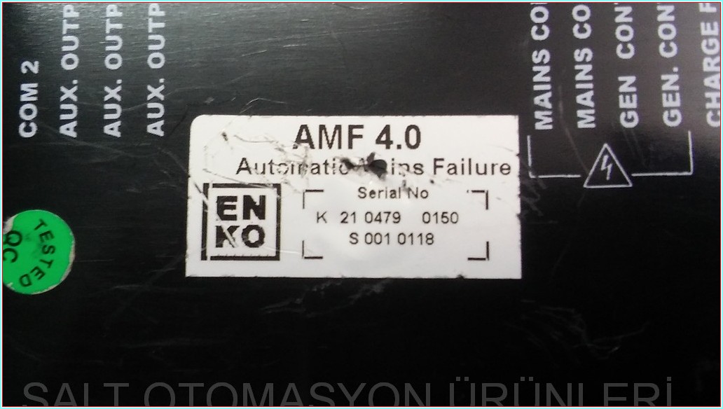 AKSA AMF 4.0 AUTOMATİC MAİNS FAİLURE JENERATÖR KONTROL PANELİ