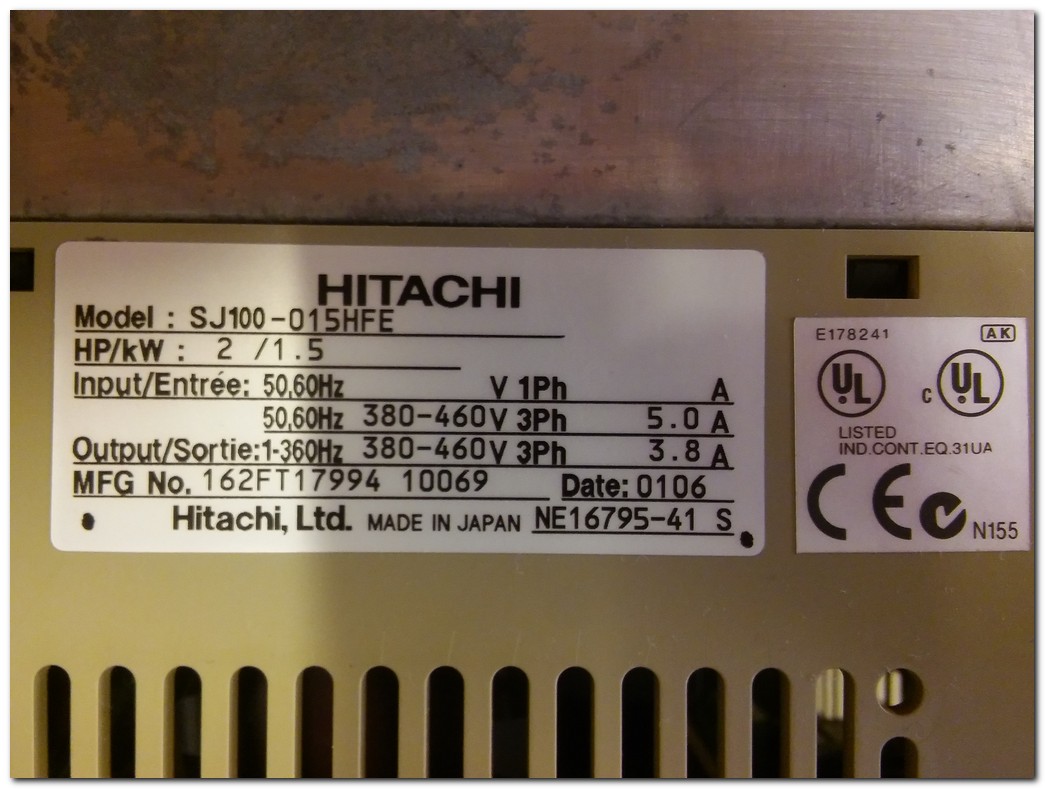 HITACHI SJ100-015HFE 1,5KW SÜRÜCÜ SJ100 1,5KW INVERTER DRIVER