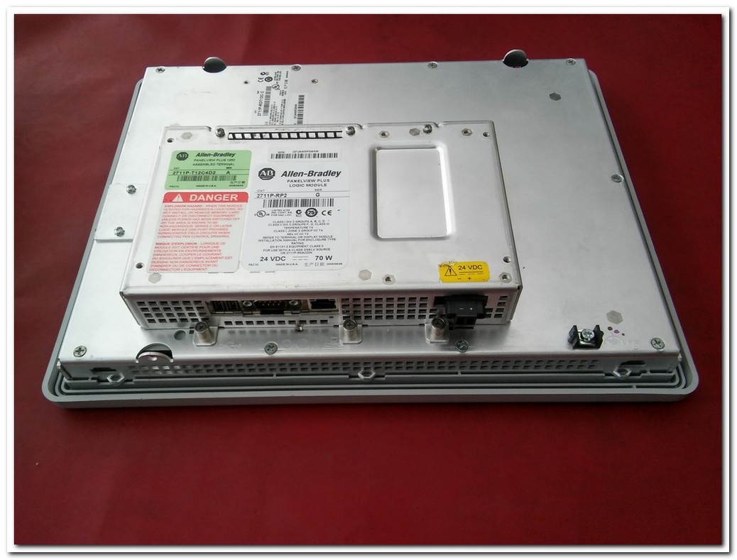 ALLEN BRADLEY 2711P-RDT12C C TOUCH MODULE VE 2711P-RP2 24VDC 70W LOGIC MODULE VE 2711P-T12C4D2 A ASSEMBLED TERMINAL PANELVİEW PLUS 1250 OPERATÖR PANEL