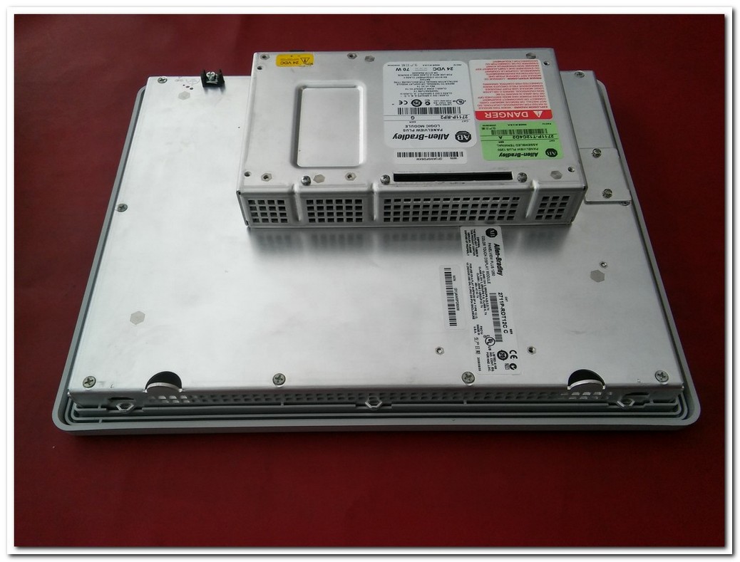 ALLEN BRADLEY 2711P-RDT12C C TOUCH MODULE VE 2711P-RP2 24VDC 70W LOGIC MODULE VE 2711P-T12C4D2 A ASSEMBLED TERMINAL PANELVİEW PLUS 1250 OPERATÖR PANEL