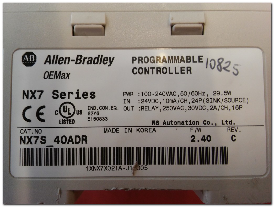 ALLEN BRADLEY NX7S-40ADR NX7 SERİES PROGRAMMABLE CONTROLLER PLC
