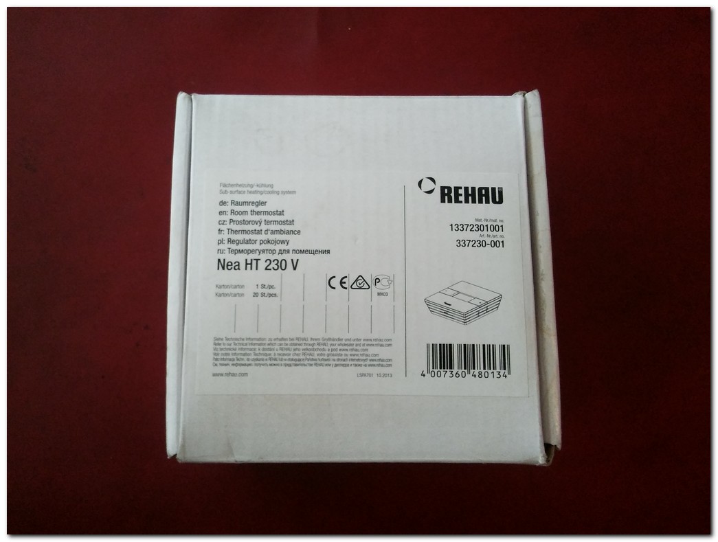 REHAU 13372301001 337230-001 ROOM THERMOSTAT SIFIR KUTULU ODA TERMOSTATI