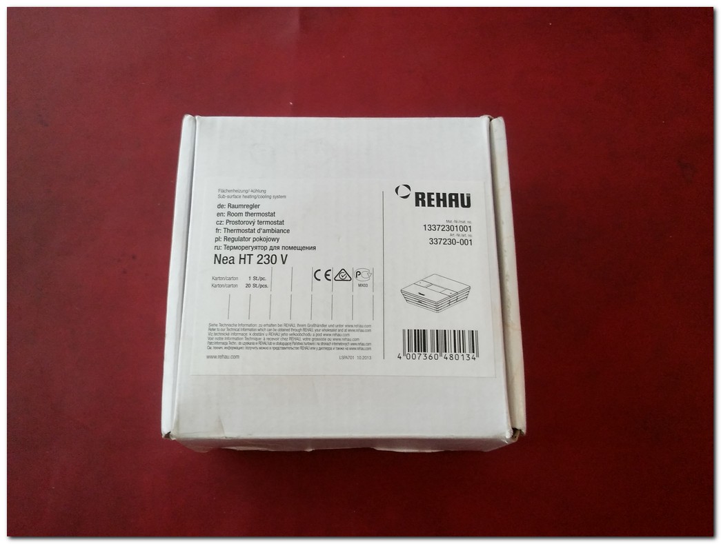 REHAU 13372301001 337230-001 ROOM THERMOSTAT SIFIR KUTULU ODA TERMOSTATI