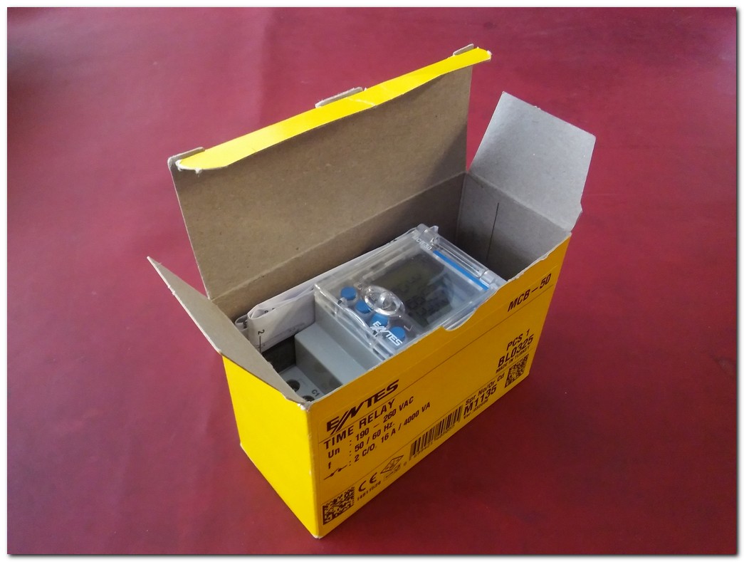 ENTES MCB-50 TIME RELAY SIFIR KUTULU ZAMAN RÖLESİ