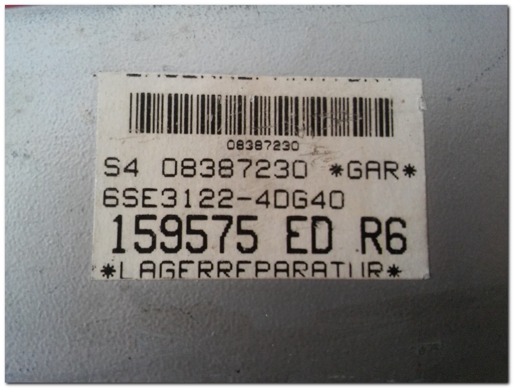 SIEMENS 6SE3122-4DG40 11KW SÜRÜCÜ MIDI MASTER INPUT 380-500V 1100W 11 KW INVERTER DRIVER