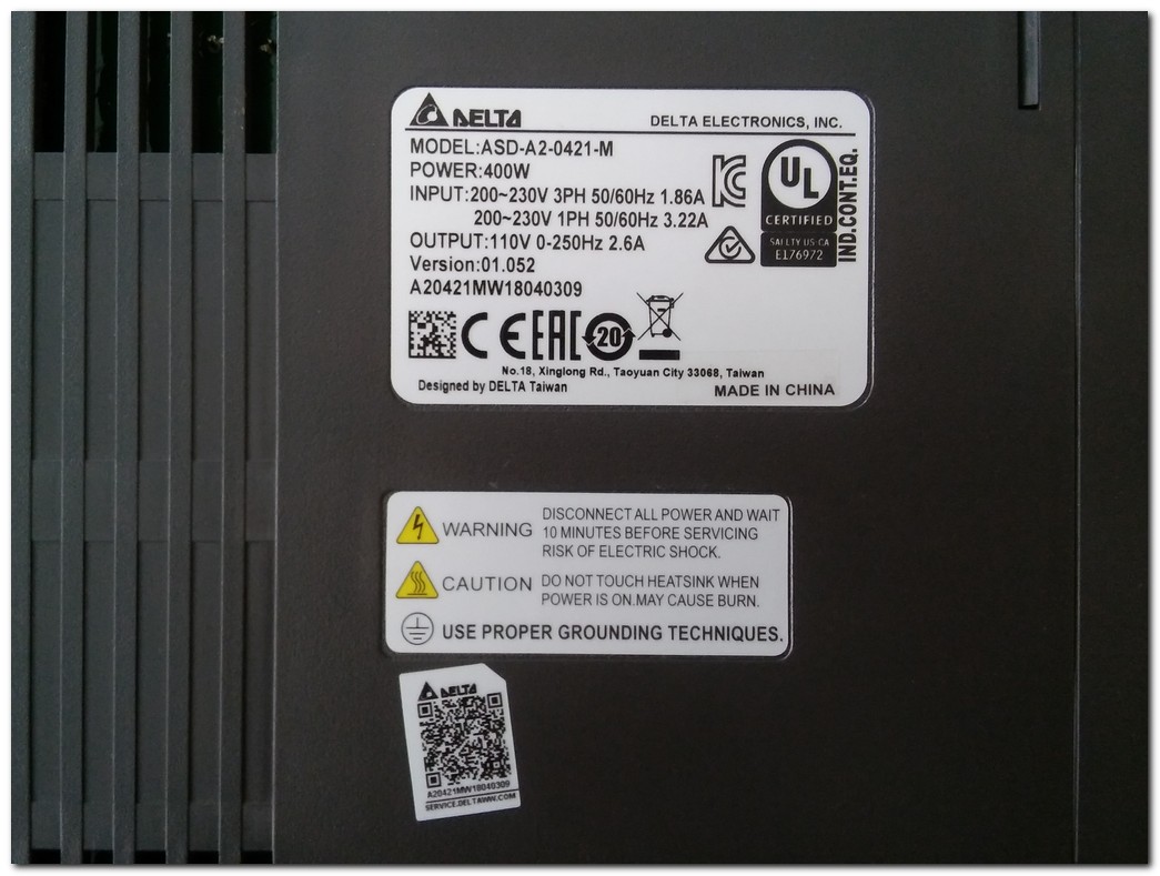 DELTA  ASD-A2-0421-M CANOPEN HABERLEŞMELİ  ASD-A2 400W SERVO SÜRÜCÜ ASDA-A2 AC 220V 400W SERVO DRIVE