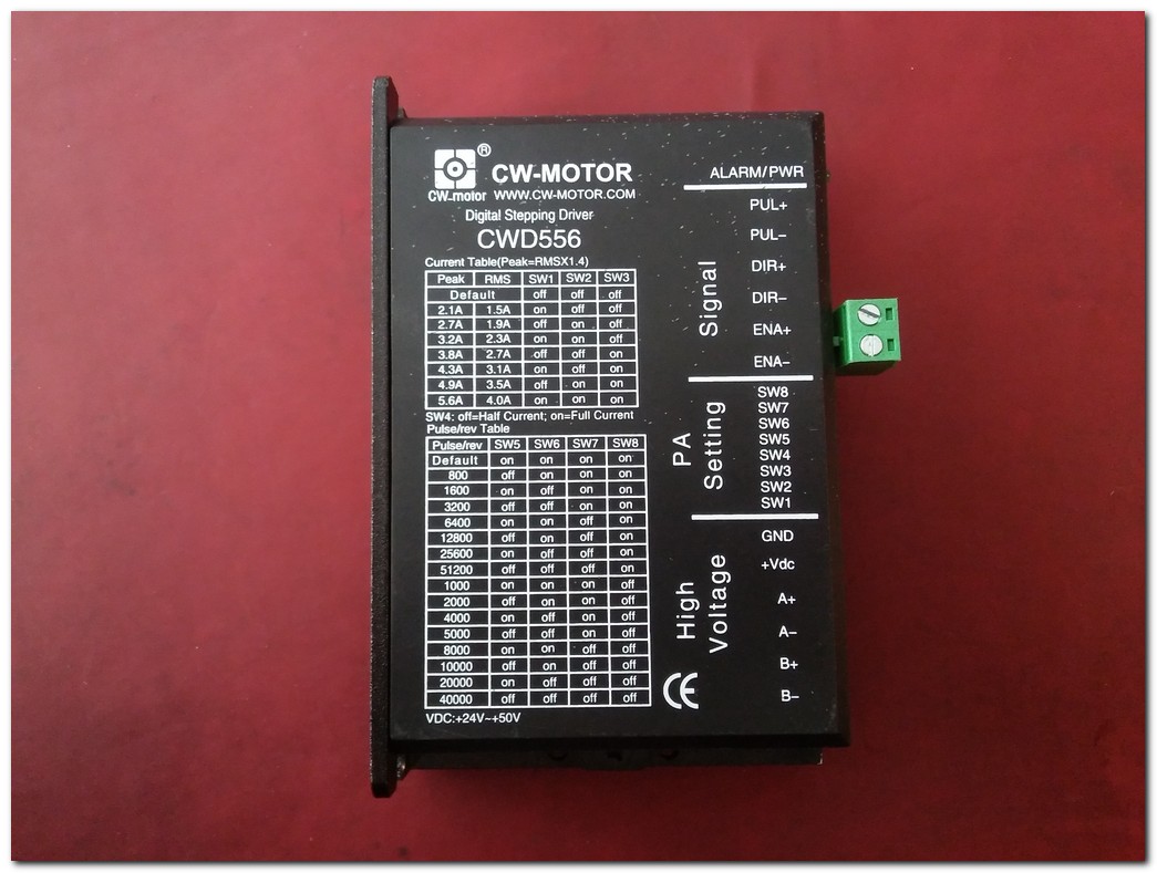 CW-MOTOR CWD556 DİGİTAL STEPPİNG DRİVER SIFIR KUTULU STEP MOTOR SÜRÜCÜ