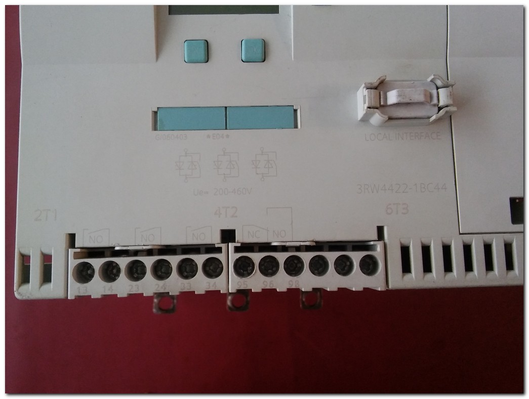 SIEMENS 3RW4422-1BC44 SIRIUS 15KW SOFT STARTER 15 KW YUMUŞAK YOL VERME