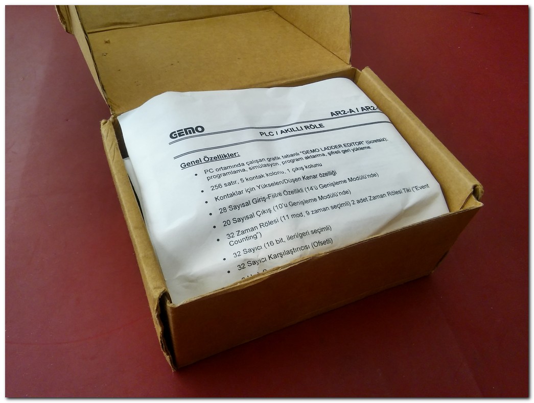 GEMO AR2-A-230VAC-12D2A-RTC AR2-A SMART RELAY - PLC AR2-A-230VAC SIFIR KUTULU PLC