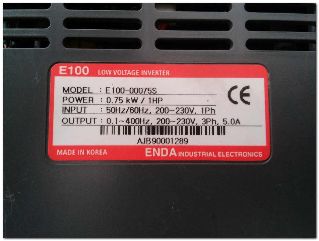 ENDA E100-00075S 0,75KW SÜRÜCÜ E100 0,75 KW INVERTER DRIVE