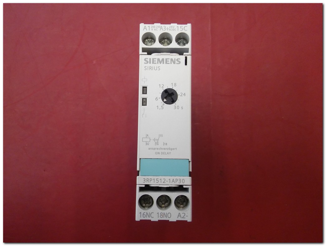 SIEMENS 3RP1512-1AP30 SIRIUS 1,5-30S ELEKTRONİK ZAMAN RÖLESİ