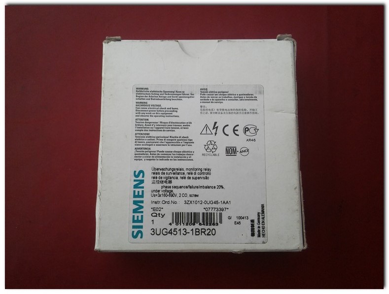 SIEMENS 3UG4513-1BR20 SIRIUS 200-690V SIFIR KUTULU DÜŞÜK GERİLİM KONTROL RÖLESİ