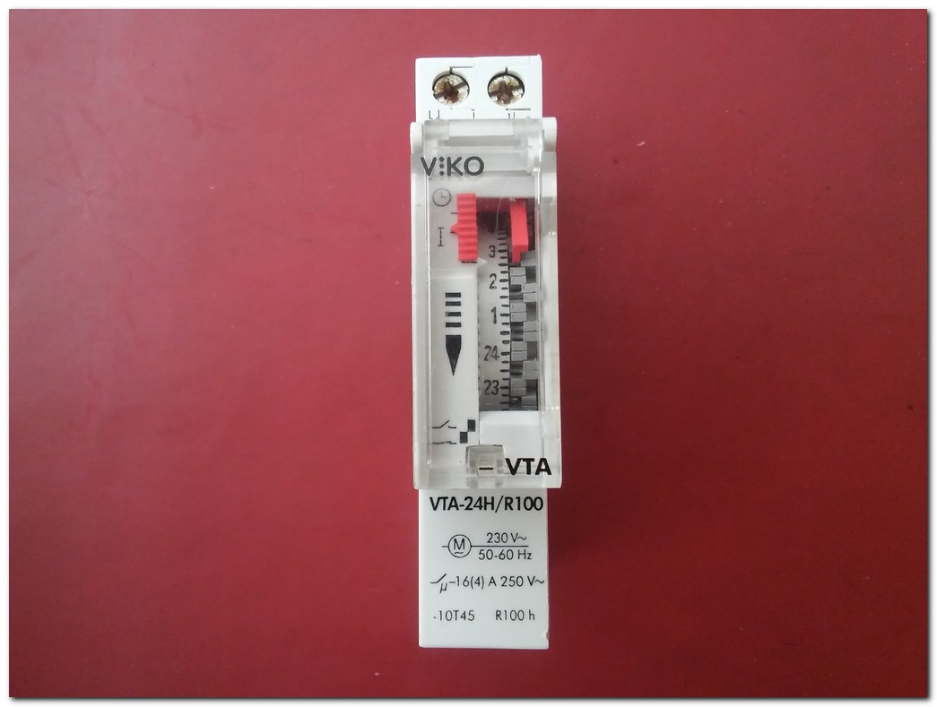 VİKO VTA-24H-R100 VTA ANALOG ZAMAN SAATİ