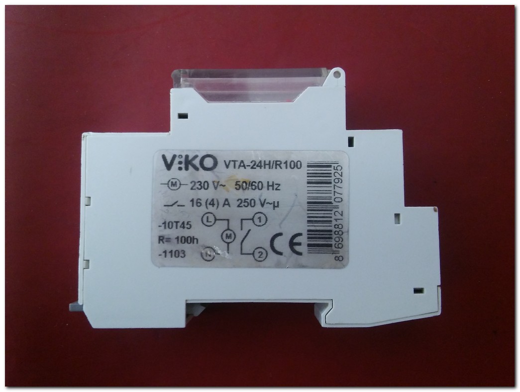 VİKO VTA-24H-R100 VTA ANALOG ZAMAN SAATİ