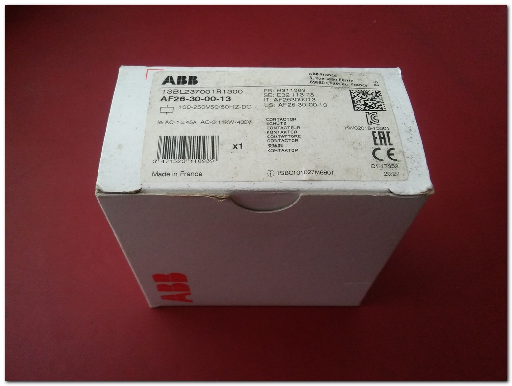 ABB AF26-30-13 AF26 50A KONTAKTÖR 100-240V AC DC KONTAKTÖR