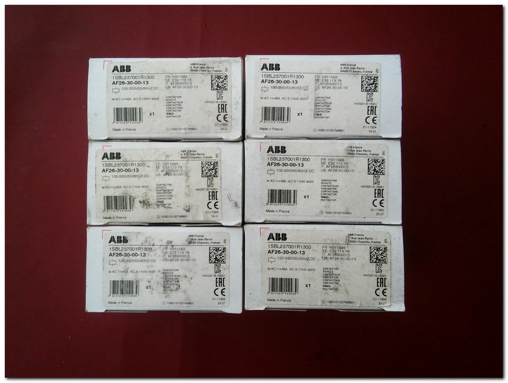ABB AF26-30-13 AF26 50A KONTAKTÖR 100-240V AC DC KONTAKTÖR